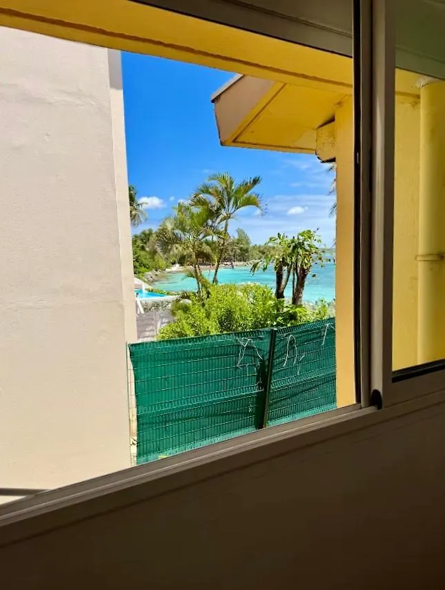 Apartment T2 Vue Mer Avec Acces Direct Lagon Et 5 Min Plage Sainte-Anne
